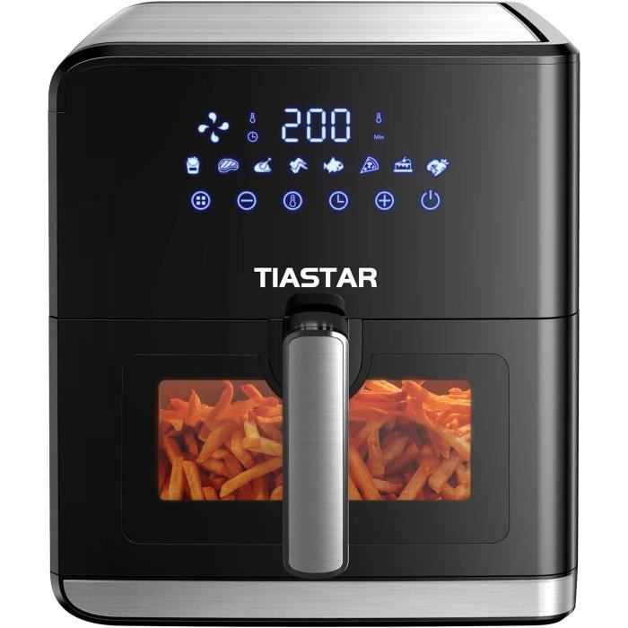 Friteuse Sans Huile RUIYUXIN 4,5L Air Fryer - 1400W, 7 Programmes, écran Tactile, Minuterie Réglable - Pour Cuisson Saine Et Rapide