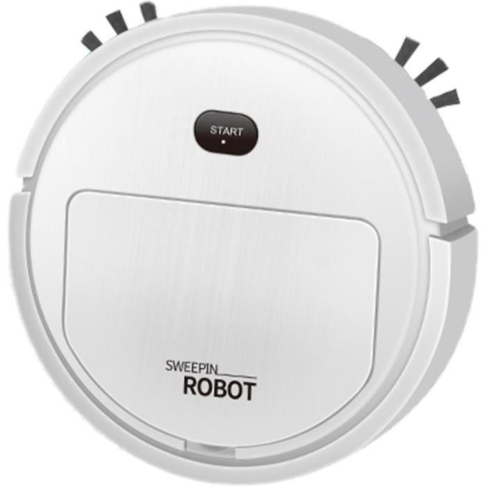 Aspirateu Robot, Aspirateur Robot 3 - En - 1 Et Vadrouille, Navigation Intelligente, Mode De Nettoyage, Silencieux Ultra - Mince, Adapté Aux Animaux De Compagnie, Idéal Pour Les Sols Durs Rembourrés