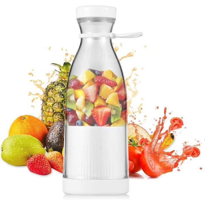 Mixeur électrique Portable ±0 – Smoothies Et Milkshakes – Plusieurs Couleurs Dont Bleu, Rose, Vert, Violet