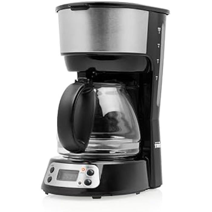 Tristar Cafetière électrique pour 4 6 tasses fonction maintien au chaud arrêt automatique système anti gouttes filtre