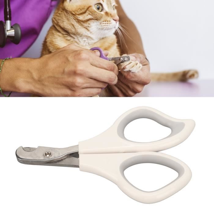 Comparer les prix de RUIDA Coupe Griffes pour Chat , Coupe Ongle pour Chiot et Petits Animaux, Ciseaux Acier Inoxydable (Gris et blanc)