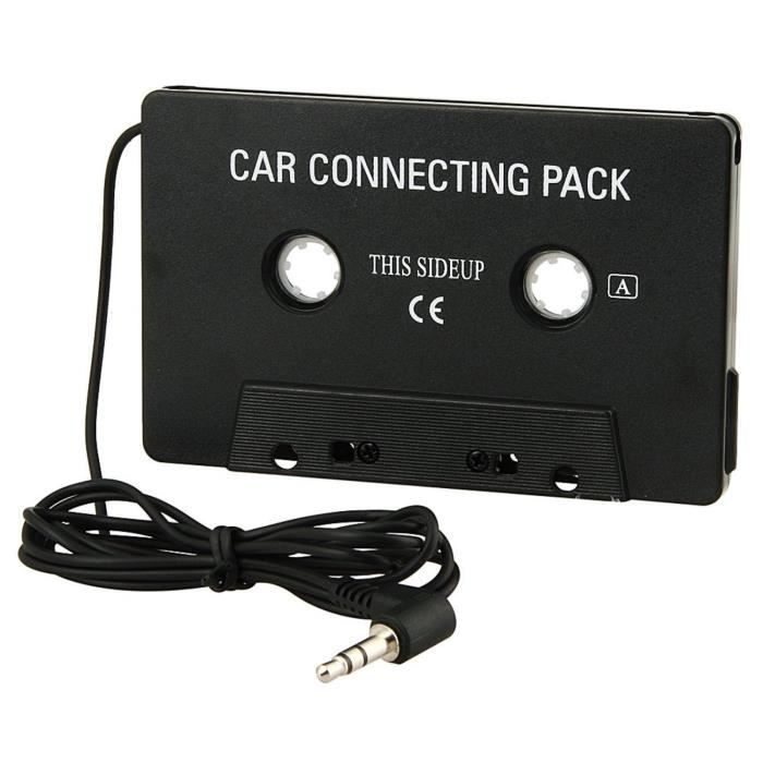 VSHOP® Adaptateur autoradio cassette prise jack 3,5-mm - Transfert