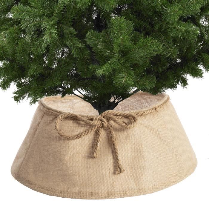 Jupe de sapin en toile de jute