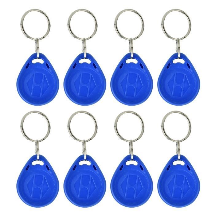 Étiquettes Porte-clés RFID Réinscriptibles 125 KHz, Lot De 10/20/50/100 - Neuves, Compatibles Avec Systèmes De Contrôle D'accès
