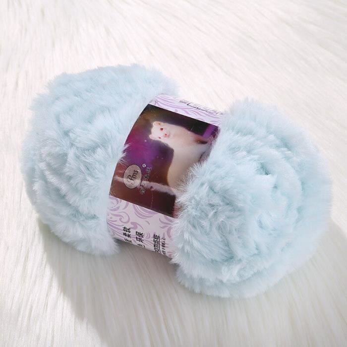 Laine Imitation Fourrure AC009 100g - Pour Tricot Et Crochet - Douce Comme Du Mohair - Idéale Bébé