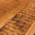 Style Industriel Loft - Table gigogne 3 pcs Bois massif de manguier Tables basse Table d'appoint 17129-1