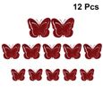 12 pièces ornement suspendu en forme de papillon évider pendentif accessoires photographiques  BOULE DE NOEL - DECORATION DE SAPIN-1
