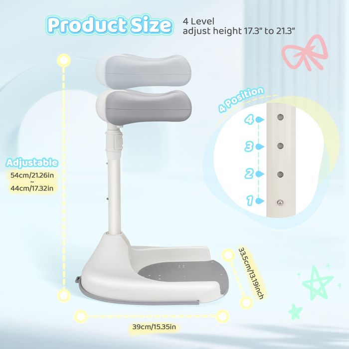 PAMPORPET Support de Douche Baignoire Bébé, Réglable Support Douche Bébé Debout- Base Antidérapante et Poignée de Sécurité, Bain Bebe Pour Tout- Petits et Les Nouveau-Né de 8 à 36 Mois PAMPORPET Support de Douche Baignoire Bébé, Réglable Support Douche Bébé Debout- Base Antidérapante et Poignée de Sécurité, Bain Bebe Pour Tout- Petits et Les Nouveau-Né de 8 à 36 Mois