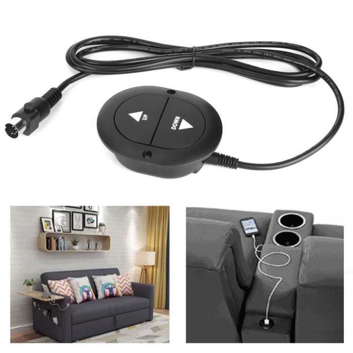 Contrôleur Manuel Pour Canapé électrique Ou Lit Massage - Port USB 5V/2A, Rétroéclairage LED - Interface 5 Broches - 6