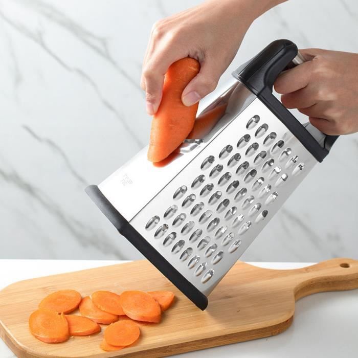 Râpe 4 Faces OXO Good Grips - Avec Récupérateur Et Anti-Dérapant