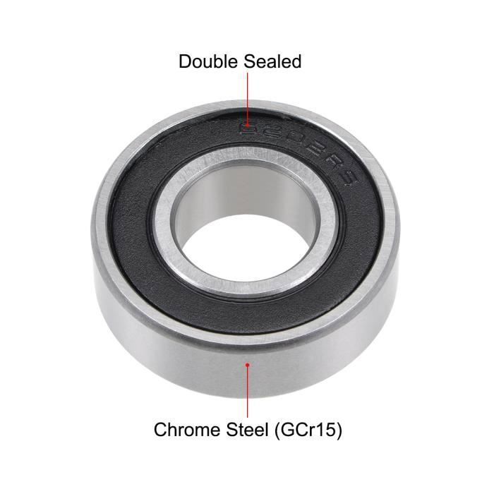 Sourcing Map 6704-2RS Gorge Profonde Bille Roulements 20mm X