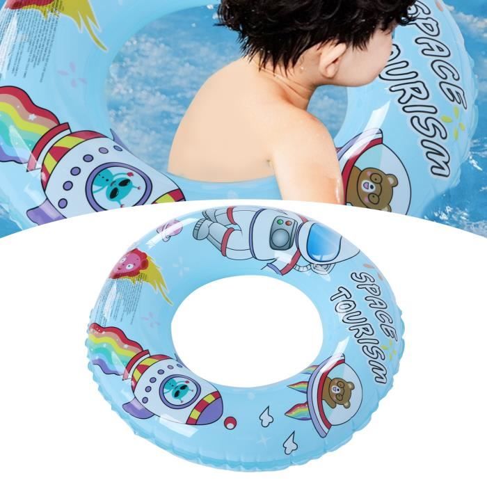 Lot De 2 Bouées Gonflables Donut Pour Enfants – 70 Cm – Piscine, Plage, été – Rose Et Café