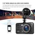 Caméra de Voiture, Double Caméra Voiture Embarquée Enregistreur de Conduite Full HD 1080P 170° IPS Écran 4.0” Dashcam Voiture-2