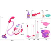 Ensemble de Nettoyage pour Enfant, Kit Menage Enfant Jouet, Chariot Menage Enfant, Jouets De Ensemble de Nettoyage pour Enfant, Kit Menage Enfant Jouet, Chariot Menage Enfant, Jouets De