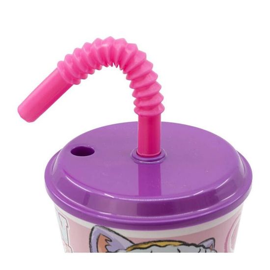 Gobelet Enfant Pat' Patrouille – 430 Ml, Plastique Résistant, Sans BPA – Réutilisable, Design Fille