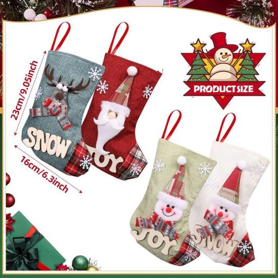 La Foir' Fouille Chaussettes Pièces Chaussette De Noel Bas De