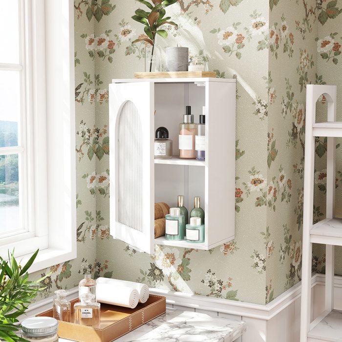 Étagère En Verre Trempé 6mm SANYROI - Tablette Murale Salle De Bain Ou Cuisine 50x11cm