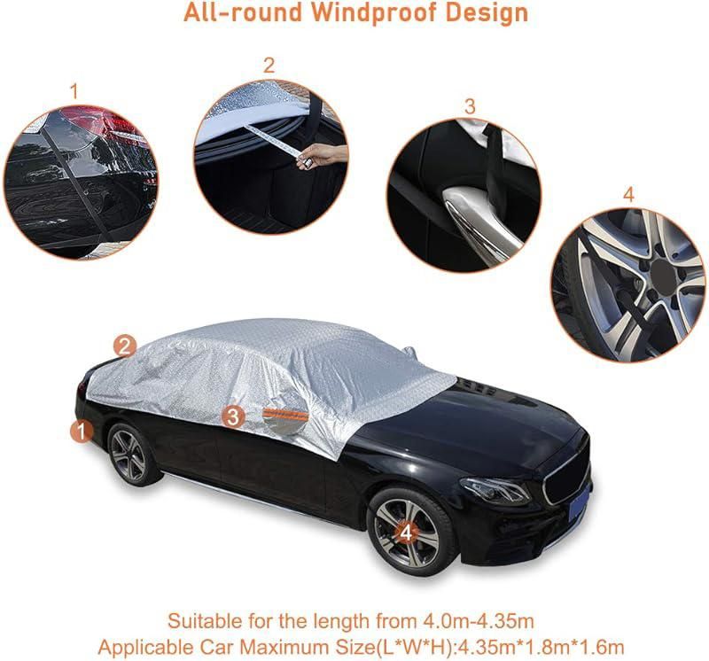Housse De Voiture Imperméable Pour Berline – Protection Contre La Pluie, Vent, Poussière Et Rayures, Neuve