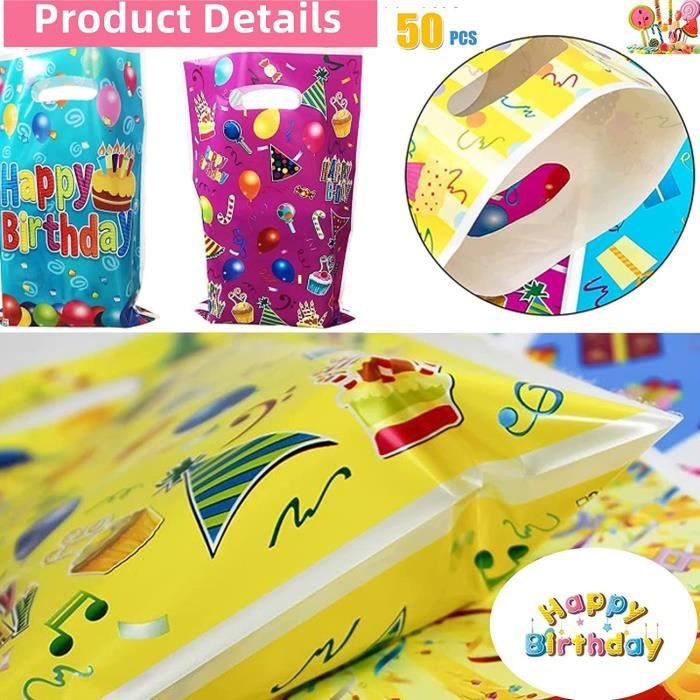 Kit De 38 Pièces Pour Fête D’anniversaire Enfant – Slap Bracelets, Porte-clés, Tatouages, Sacs Cadeaux – Thème Classique