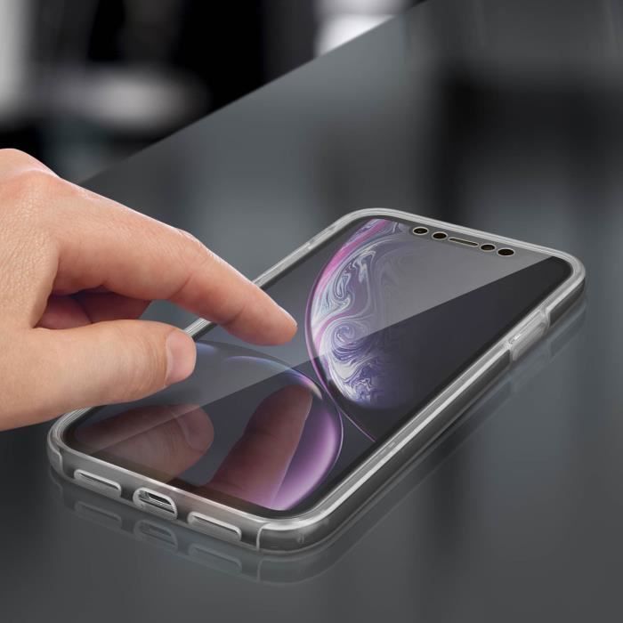 Coque IPhone Transparente Anti-traces Et Antichoc - Compatible XR, 11, 12, 12 Pro Et 12 Pro Max