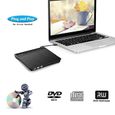 Lecteur CD/DVD Externe, Cocopa USB 3.0 Graveur DVD Externe CD Enregistreur Portable RW/ROM Mince ROM Transmission Rapide Câble USB I-3
