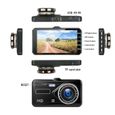 Caméra de Voiture, Double Caméra Voiture Embarquée Enregistreur de Conduite Full HD 1080P 170° IPS Écran 4.0” Dashcam Voiture-3