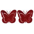 12 pièces ornement suspendu en forme de papillon évider pendentif accessoires photographiques  BOULE DE NOEL - DECORATION DE SAPIN-3