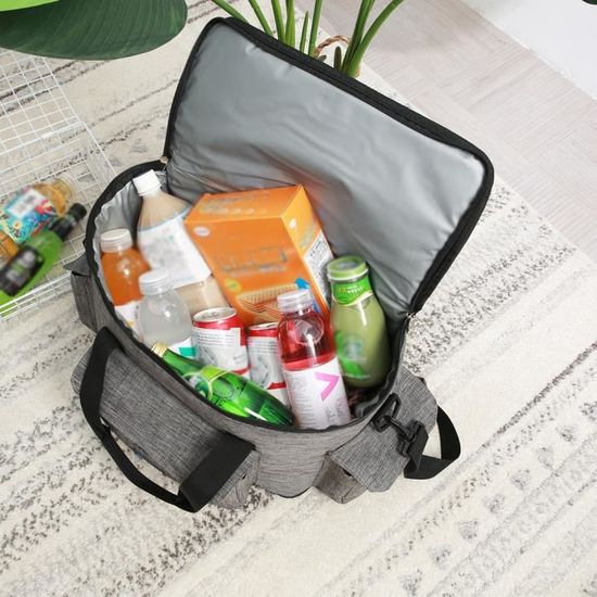 Buimin Sac /à lunch femmes hommes enfants glaci/ère adultes fourre-tout alimentaire Lunch Box avec sac isotherme simple pour enfant Portable Multi-usages Style de Voyage Trousse 6L