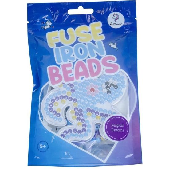 La Manuli Plaques De Perles à Repasser – Kit Chaton Avec Modèles, Perles 5 Mm, Pince Et Papier – Activité DIY Enfant Dès 5 Ans – Créatif Et Éducatif