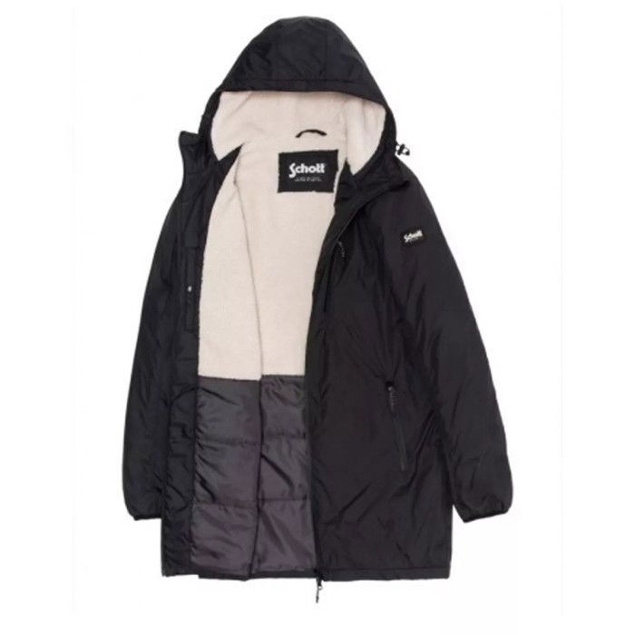 Schott Nyc Parka Ã Capuche Homme Parka Longue à Capuche Double