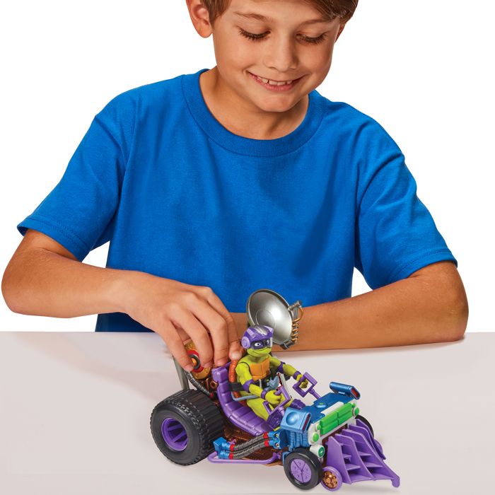 Tortues Ninja – Figurine Deluxe Donatello 15 Cm – Transformable 2 En 1 – Dès 4 Ans – Collectionne Les 4 Modèles