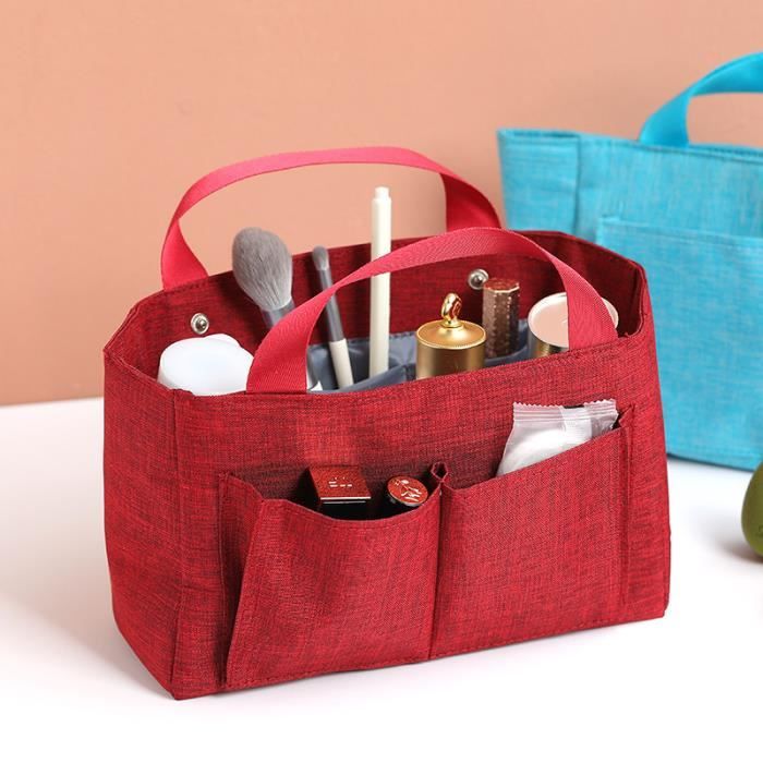 Sac a main noir interieur rouge deals