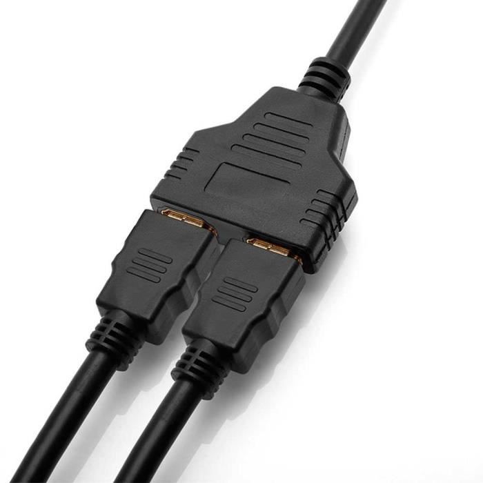 Repartiteur HDMI - Splitter - 1 Entree Male / 2 sorties Femelle - Cdiscount  TV Son Photo