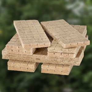 Allume-feu en bois de chêne, pour barbecue, cheminée, poêle - 15 kg