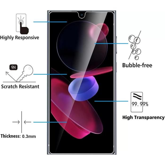 Xiangyun Cover Per Oukitel C61 E C61 Pro + Vetro Temperato – Custodia In TPU Nero, Protezione Completa