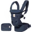 Porte-bébé ergonomique ERGOBABY Omni 360 - Midnight Blue - 4 positions d'appui et soutien lombaire-0