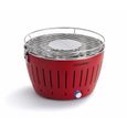 LOTUSGRILL - Barbecue portable 2-4 personnes Rouge-0