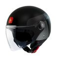 Casque moto jet MT Helmets Street Scope D2 (Ece 22.06) - noir/gris brillant - XS (53/54 cm)-0
