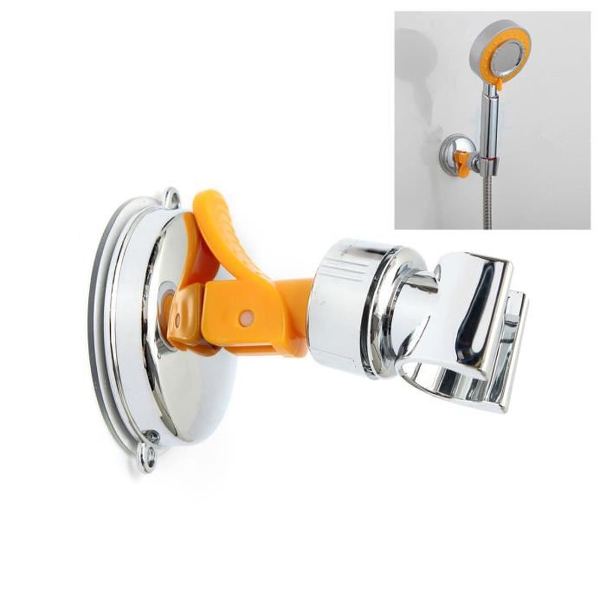 Reglage Support Mural Pomme Pommeau Douche Douchette Ventouse Pr