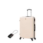 CELIMS FRANCE Valise Moyenne 20kg 65cm | Valise CELIMS Weekend | ABS | Cadenas | Beige