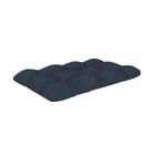 Coussins palettes Matelassé - Bleu foncé - Assise 120x80 - 100% Polypropylène - Intérieur/Extérieur - POKAR