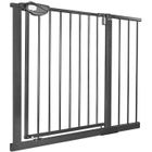 Aufun Barrière de sécurité porte et escalier, Fixation par pression, Pour espace de 95 -105 cm, pour animaux, Bébé et Enfant - Noir
