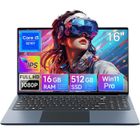 FUNYET PC Portable - Y10Pro- 16" FHD - Core i5-8210Y - RAM 16Go - SSD 512Go - Ordinateur Portable Win11 avec Clavier Rétroéclairé