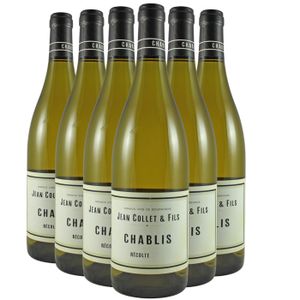 VIN BLANC Domaine Jean Collet Chablis 2022 - Vin Blanc de Bo