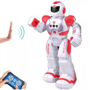 ROBOT - ANIMAL ANIMÉ 822 rouge - Robot Intelligent RC avec Capteur de G