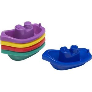 JOUET DE BAIN Jouet pour le bain enfant bébé - Lot de 5 bateaux 