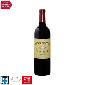 VIN ROUGE Clos du Marquis Rouge 2017 - 75cl - Vin Rouge de B
