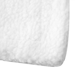 KIT HABITAT - COUCHAGE Tapis de lit de cochon d'Inde hérisson coussin en peluche rectangulaire Hamster House Nest Pet Supplies Blanc