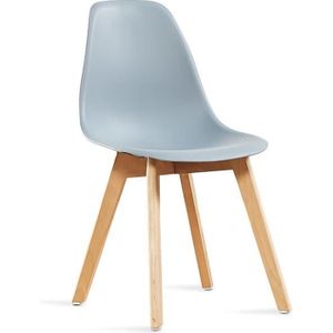 Designetsamaison Chaise scandinave Grise Romano