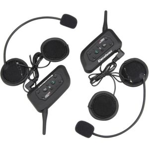 Pratvider Casques Casques sans Fil - Moto 5.0 Riders | Riders Motorcycle  Intercom IPX6 Systèmes Communication Mains Libres sans Fil étanches jusqu'à